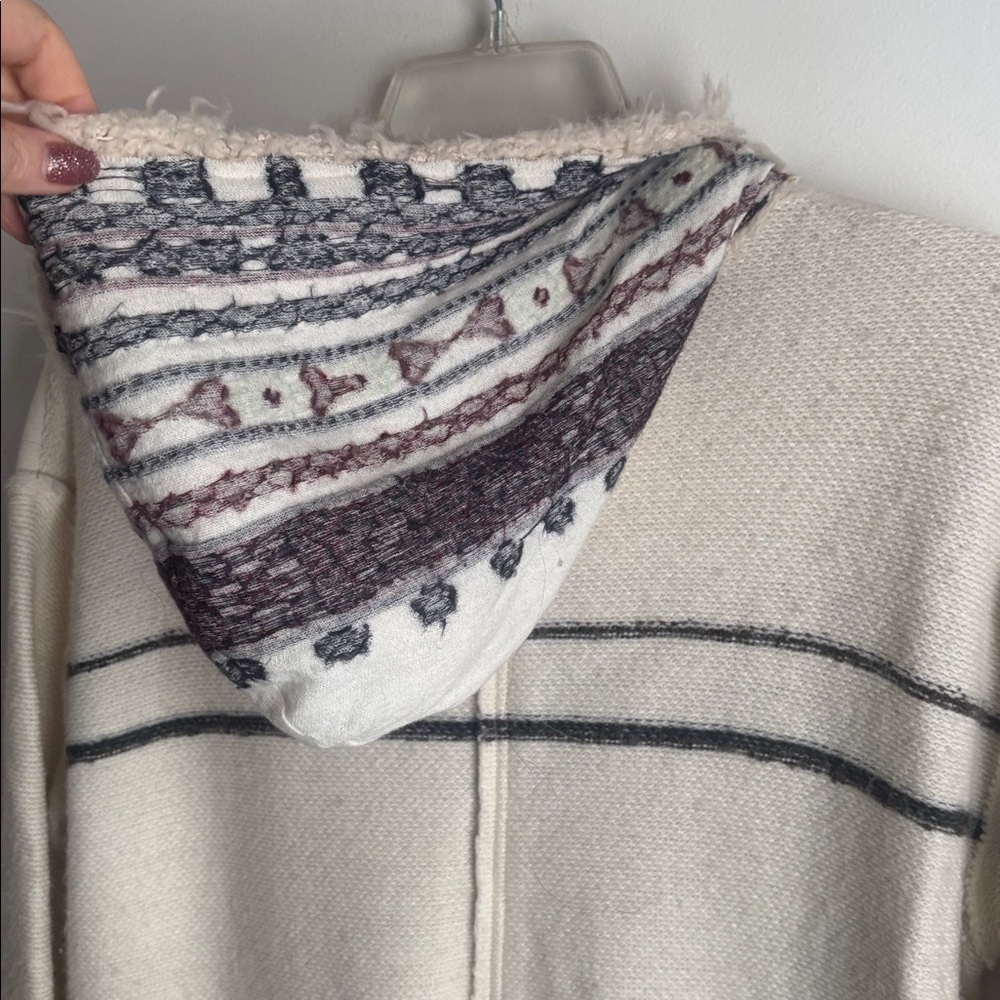Free People | Nordic Knit Alpine Escape Long Zip Up Sz M - Picture 10 of 17